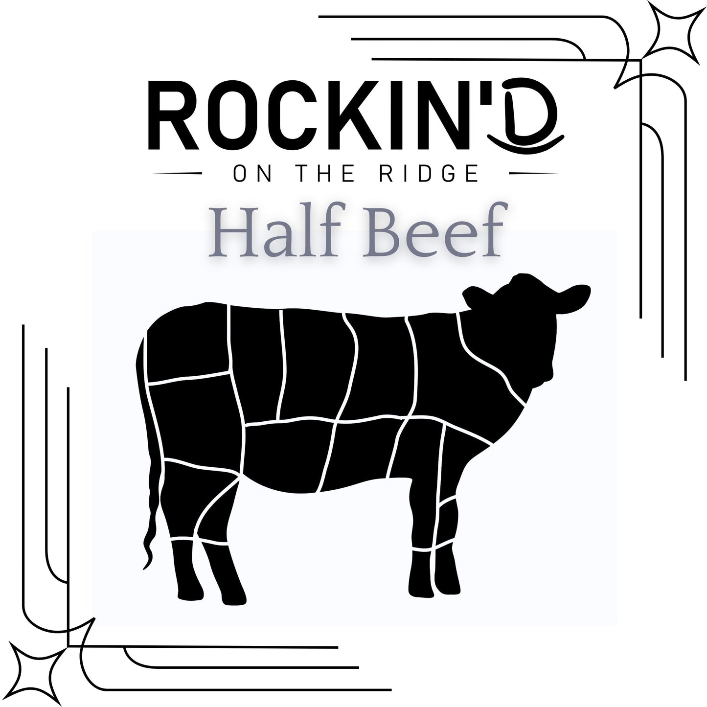 Custom Cut 1/2 Beef Pre-Order Fall Harvest April 2024 *DEPOSIT ONLY*