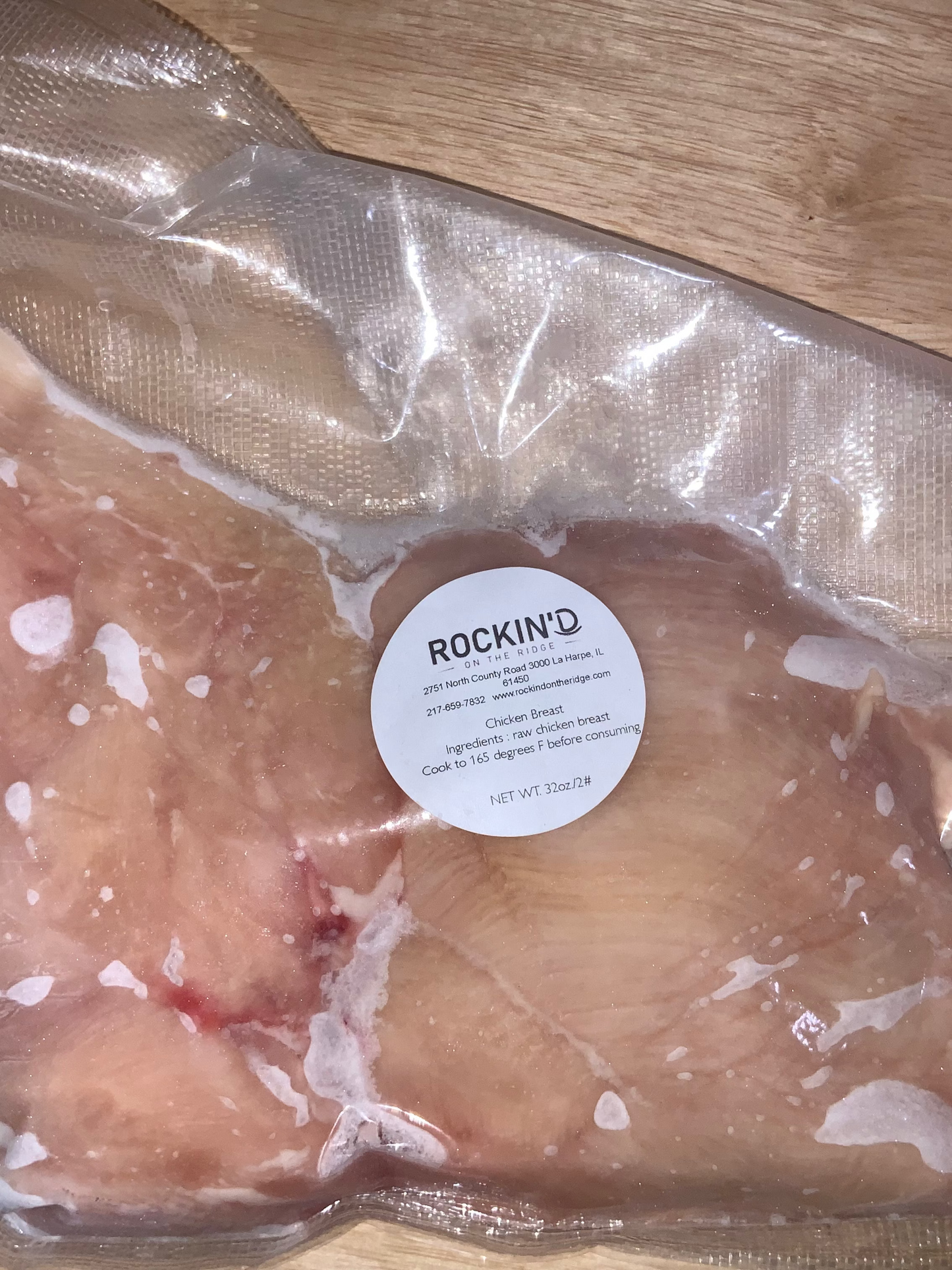 Chicken Breast 3# from Rockin' D On The Ridge in La Harpe, IL