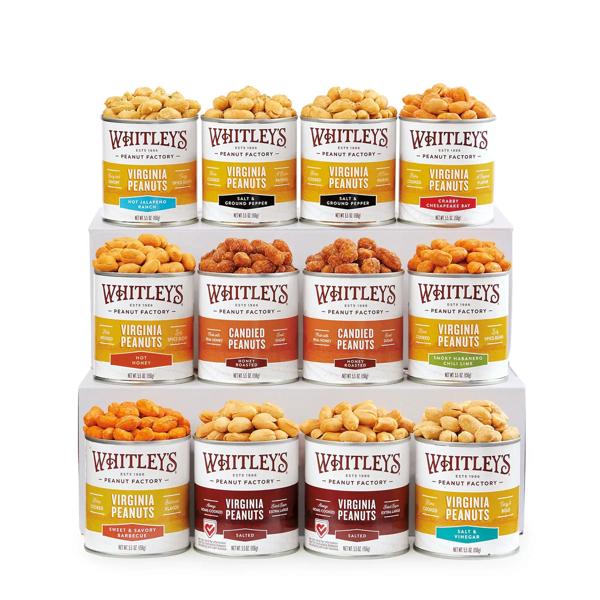 Honey Roasted Virginia Peanuts 5.5 oz. Tins