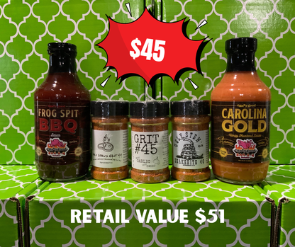 Sauces & Seasonings Box from Rockin' D On The Ridge in La Harpe, IL