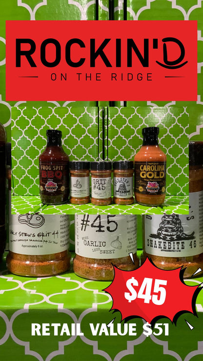 Sauces & Seasonings Box from Rockin' D On The Ridge in La Harpe, IL