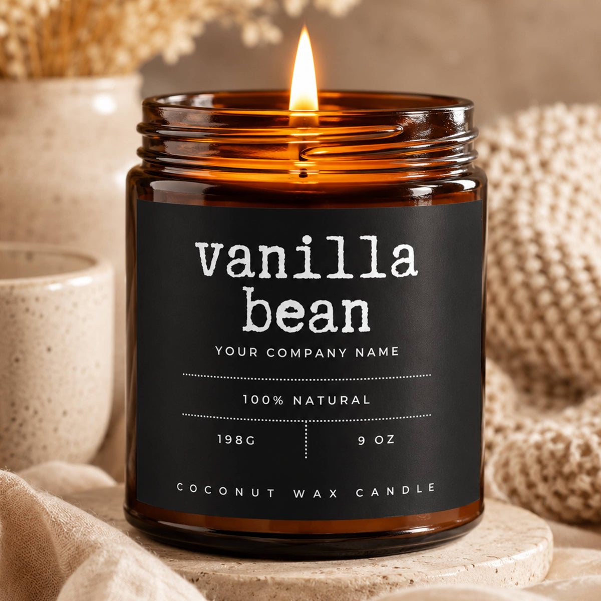 Wholesale Retail-Ready Candles – Pre-Labeled & Handcrafted: Cinnamon Chai / 4oz from Rockin' D On The Ridge in La Harpe, IL