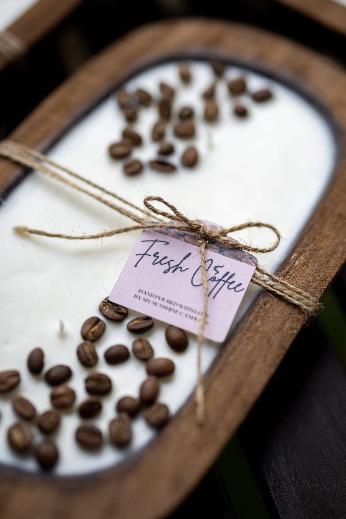 Coffee Scented Dough Bowl/ Coffee Lover Gift/With Real Coffee Beans/ Home Decor Gift /Farmhouse Decor: Regular Bowl likepic / Fresh Coffee from Rockin' D On The Ridge in La Harpe, IL