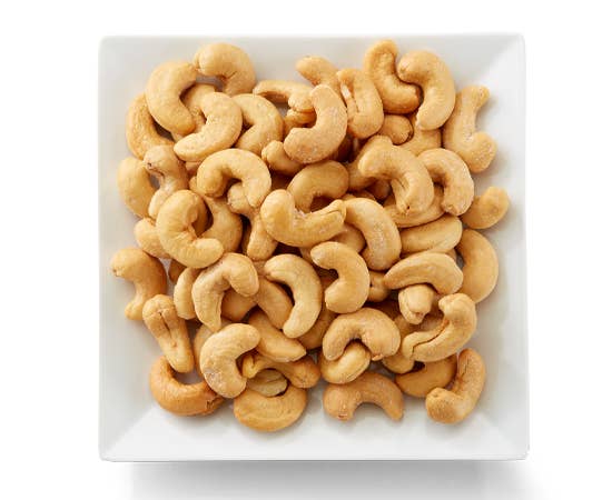 Salted Jumbo Cashews 5.5 oz. Tins