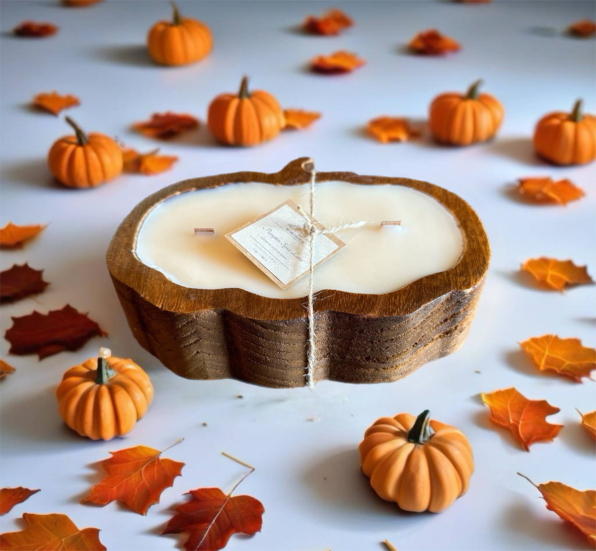 Pumpkin Beeswax Candle Dough Bowl, Fall Favorite: Pumpkin Caramel Latte’ from Rockin' D On The Ridge in La Harpe, IL