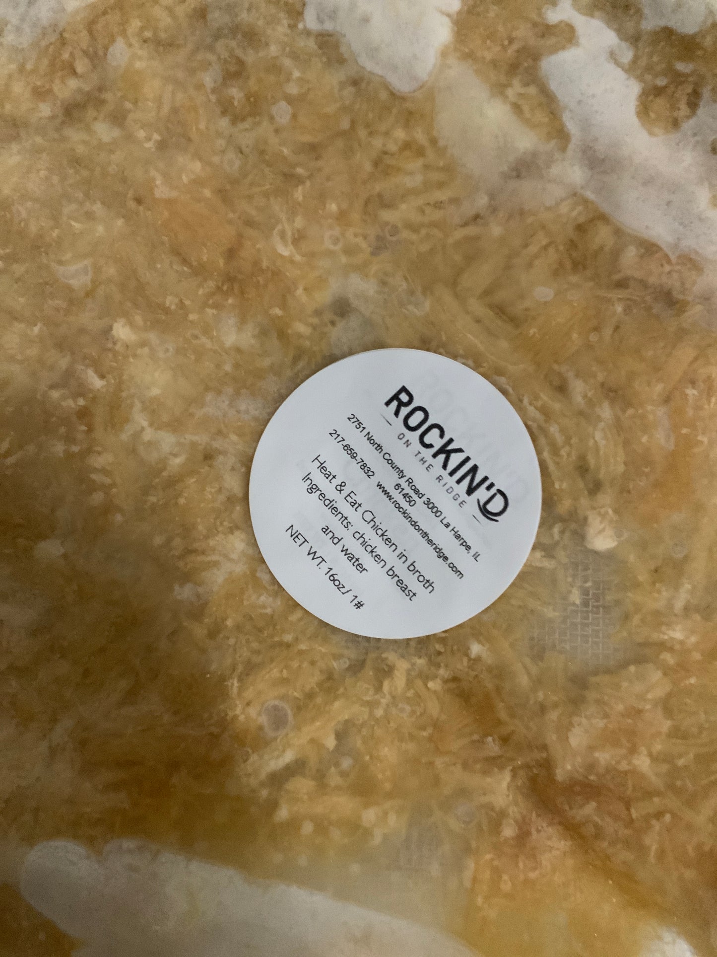 Heat & Eat Chicken in broth 1.5#