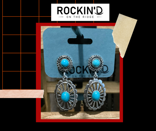 Wagon wheel earrings