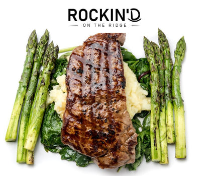 New York Strip Steaks from Rockin' D On The Ridge in La Harpe, IL