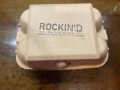 Eggs *free range* from Rockin' D On The Ridge in La Harpe, IL