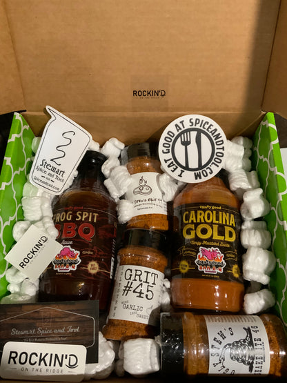 Sauces & Seasonings Box from Rockin' D On The Ridge in La Harpe, IL