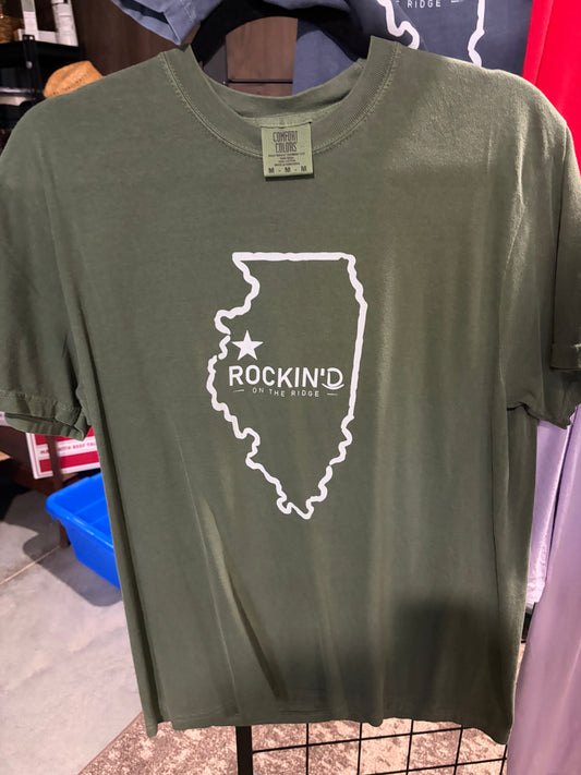 Rockin' D Illinois T-Shirt from Rockin' D On The Ridge in La Harpe, IL