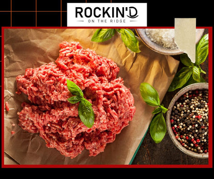 Ground Beef Silver (~80/20) 5# Chub from Rockin' D On The Ridge in La Harpe, IL