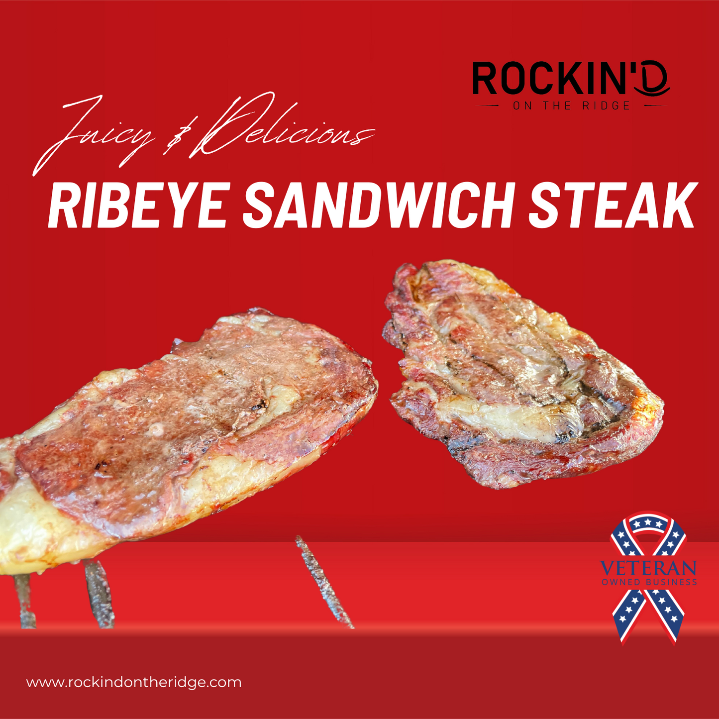 Ribeye Sandwich 2-pack Dry Aged