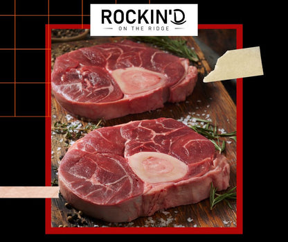 Soup Bones/Beef Shanks ( ~3 lb.) from Rockin' D On The Ridge in La Harpe, IL
