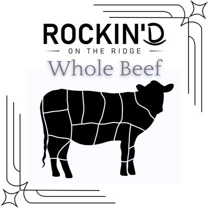 Whole Angus Beef Custom Cut Pre-Order for August 2026 Harvest *Deposit Only* from Rockin' D On The Ridge in La Harpe, IL