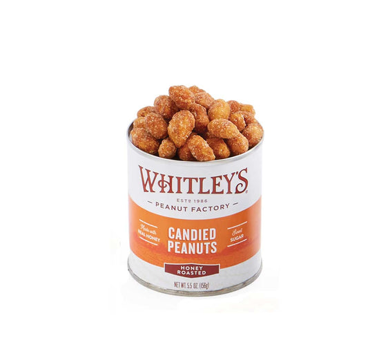 Honey Roasted Virginia Peanuts 5.5 oz. Tins from Rockin' D On The Ridge in La Harpe, IL