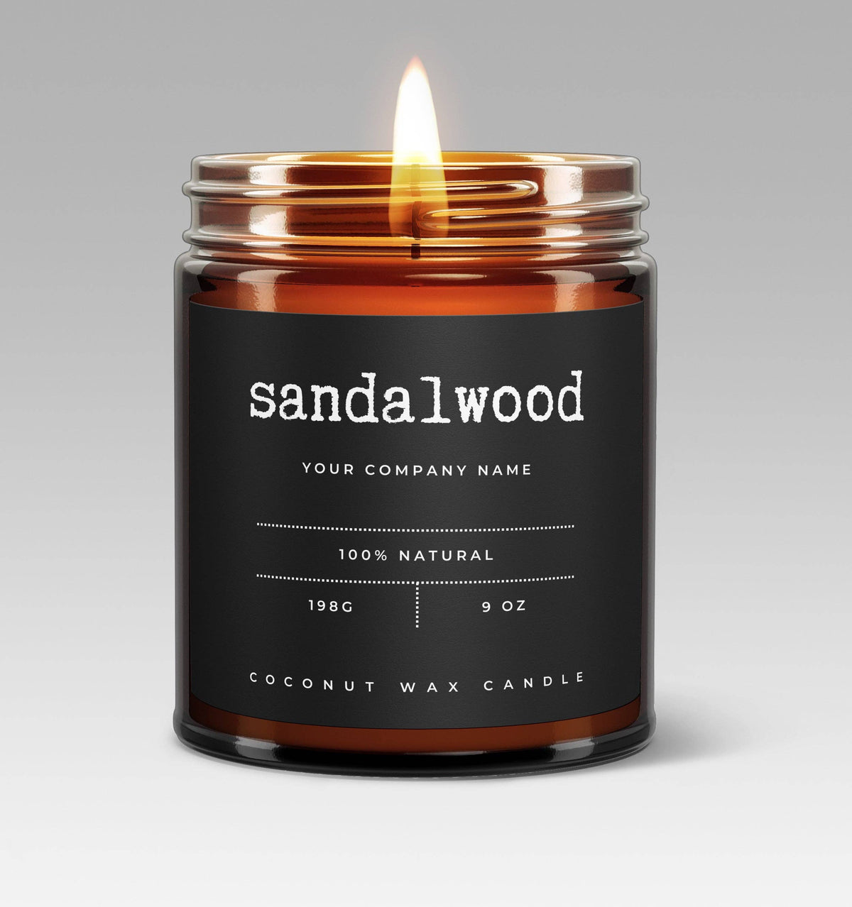 Wholesale Retail-Ready Candles – Pre-Labeled & Handcrafted: Sandalwood & Cedar / 4oz from Rockin' D On The Ridge in La Harpe, IL