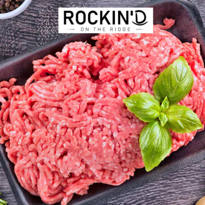 Ground Beef Silver (~80/20) from Rockin' D On The Ridge in La Harpe, IL